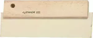 Шпатель STAYER Master для фуговки резиновый белый 200мм (1018-20)