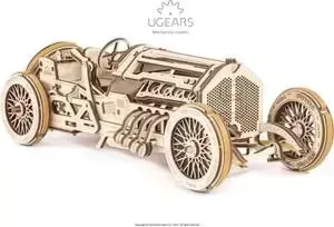 Конструктор Ugears деревянный Спорткар U-9 Гран-при (70044)