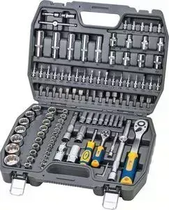 Набор инструментов KRAFT 1/2" Dr и 1/4" Dr 108 предметов с головками (KT 700680)