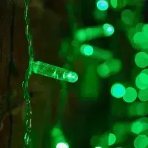 Гирлянда Neon-Night &quot;Светодиодный Дождь&quot; 2х1,5м, постоянное свечение, прозрачный провод, 230 В, диоды зеленые "Светодиодный Дождь" , 360 LED