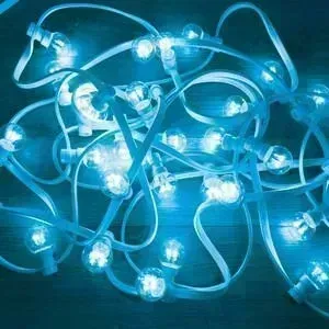 Гирлянда Neon-Night Galaxy Bulb String 10м, белый каучук, 30*6 СИНИЕ, IP65