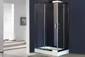 Душевой угололок Royal Bath HP 80x120 прозрачный, хром левый (RB8120HP-T-CH-L)