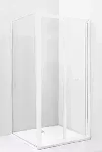 Душевой уголок CEZARES Relax 80x80 прозрачный, белый (RELAX-AS-1-80-C-Bi-IV)