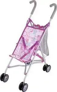Коляска трость ZAPF CREATION Коляска- Baby Born розовая, полиэтиленовый 813-928