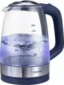 Чайник электрический MARTA MT-1078 синий сапфир