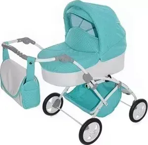 Кукольная коляска TAKO Laret mini 02 бирюзовый