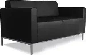 Диван Euroforma Евро люкс ИК P2 euroline, 9100 черный двухместный