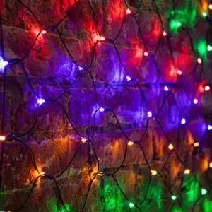 Гирлянда Neon-Night "Сеть" 1х1,5м, черный ПВХ, 160 Мультиколор