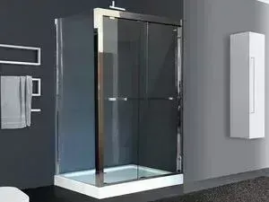 Душевой угололок Royal Bath 120x80 прозрачный, зеркальный глянец, правый (RB-L-2011-1200-8R)