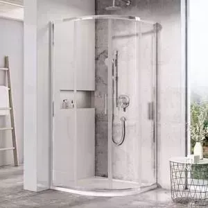 Душевой уголок RAVAK Blix Slim BLSCP4-90 хром, прозрачный (X3BM70C00Z1)