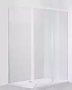 Душевой уголок CEZARES Relax 140x80 прозрачный, белый (RELAX-AHF-1-140/80-C-Bi)