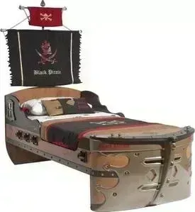 Кровать Cilek корабль Black pirate