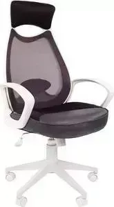 Кресло офисное CHAIRMAN 840 белый пластик TW12/TW-04 серый