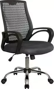Кресло офисное Riva Chair RCH 8081 серый/черный пластик