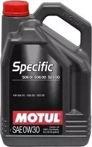 Моторное масло MOTUL Specific 506 01 / 506 00 / 503 00 0W-30 5 л