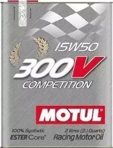 Моторное масло MOTUL 300V Competition 15W-50 2 л