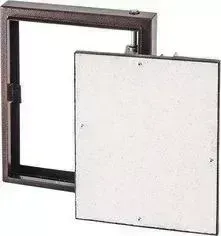 Люк EVECS под плитку на петле окрашенный металл 400х600 (D4060 ceramo steel)