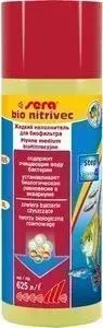 Препарат SERA BIO NITRIVEC Liqud Biofilter Medium Contents Purification Bacteria с содержанием бактерий для очистки воды аквариуме 250мл