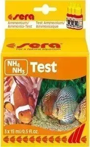 Тест SERA NH4/NH3-Test Ammonium / Ammonia-Test на содержание аммония и аммиака для воды в аквариуме 3х15мл