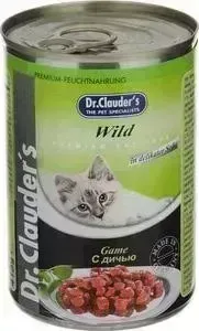 Консервы Dr.Clauder&amp;#039;s Dr.Clauder&s Game in Delicate Sauce с дичью кусочки в соусе для кошек 415г