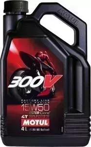 Моторное масло MOTUL 300V 4T FL Road Racing 15W-50 4 л