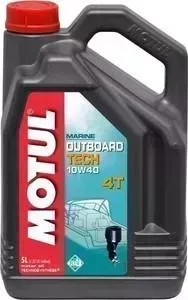 Моторное масло MOTUL Outboard Tech 4T 10W-40 5 л
