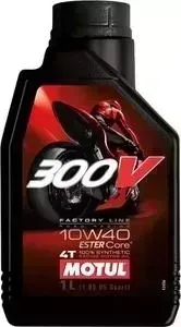Моторное масло MOTUL 300 V 4T FL Road Racing 10w-40 1 л