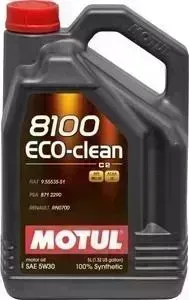 Моторное масло MOTUL 8100 Eco-clean 5W-30 5 л