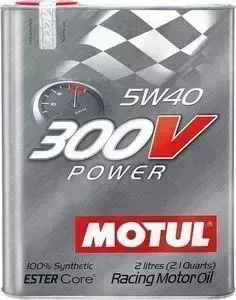 Моторное масло MOTUL 300V Power 5W-40 2 л