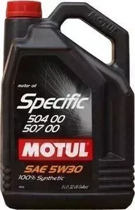 Моторное масло MOTUL Specific 504 00 / 507 00 5W-30 5 л