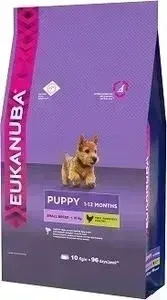 Сухой корм Eukanuba Puppy Small Breed with Chicken с курицей для щенков мелких пород 10кг