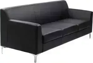Диван Euroforma Смарт ИК P2 euroline, 9100 черный трехместный