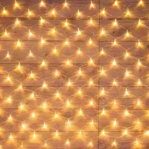 Гирлянда Neon-Night "Сеть" 1,8х1,5м, прозрачный ПВХ, 180 ТЕПЛЫЙ БЕЛЫЙ