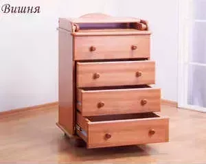 Комод детский Гандылян Аистёнок мини вишня КО2010-5