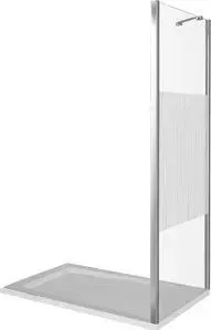 Боковая стенка Good Door для душевой двери Pandora 80 комбинированная, хром (Pandora SP-80-T-CH)