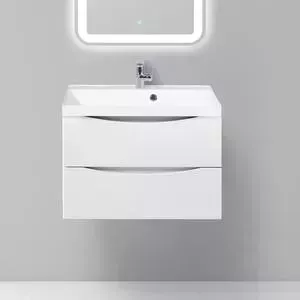 Тумба под раковину BELBANGO Marino 70 bianco opaco (MARINO-700-2C-SO-BO-P)