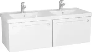Тумба с раковиной OWL 1975 с Otalia 125x47 см, белый лак (OW04.04.00, 641938)