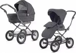 Коляска 2 в 1 INGLESINA 2 в 1 Sofia System Duo на шасси Ergo Bike Village Denim