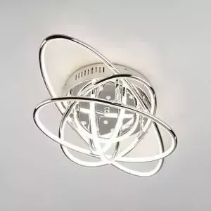 Потолочный светодиодный светильник EUROSVET 90132/9 хром