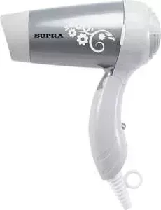Фен SUPRA PHS-1211 белый/серебристый