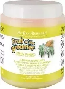 Маска Iv San Bernard Fruit of the Grommer Ginger Elderberry Mask восстанавливающая с противовоспалительным эффектом для кожи животных 1 л