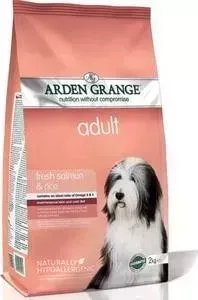 Сухой корм ARDEN GRANGE Adult Dog Hypoallergenic with Fresh SalmonRice гипоалергенный с лососем и рисом для взрослых собак 12кг (AG605342): характерис