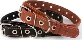 Ошейник CoLLaR кожаный безразмерный 76см*35мм черный для собак (02951)
