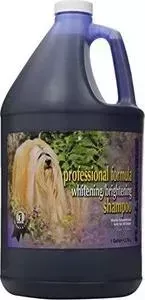 Шампунь 1 All Systems Professional Formula Whitening / Brightening Shampoo отбеливающий для яркости окраса шерсти кошек и собак 3,78л