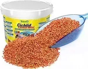 Корм Tetra Cichlid Colour Mini Complete Food for Smaller Cichlids улучшение окраса для всех видов небольших цихлид 10л