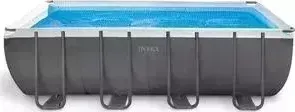 Бассейн каркасный INTEX 26792 Prism Frame 488х244х107см (фильтр-насос 3785л/ч) лестница, тент, подстилка