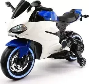 Детский электромотоцикл FUTAI Ducati 12V - FT-1628-BLUE-WHITE