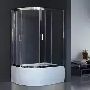 Душевой уголок Royal Bath BK 120х80х200 прозрачное, правый (RB8120BK-T-CH-R)