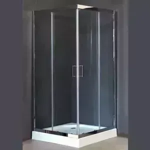 Душевой уголок Royal Bath RB-L3002 80х80х185 стекло прозрачное (RB-L-3002-1)