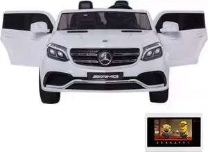 Детский электромобиль Harleybella Mercedes Benz GLS63 LUXURY 4WD 12V MP4 - Red - HL228-LUX-MP4